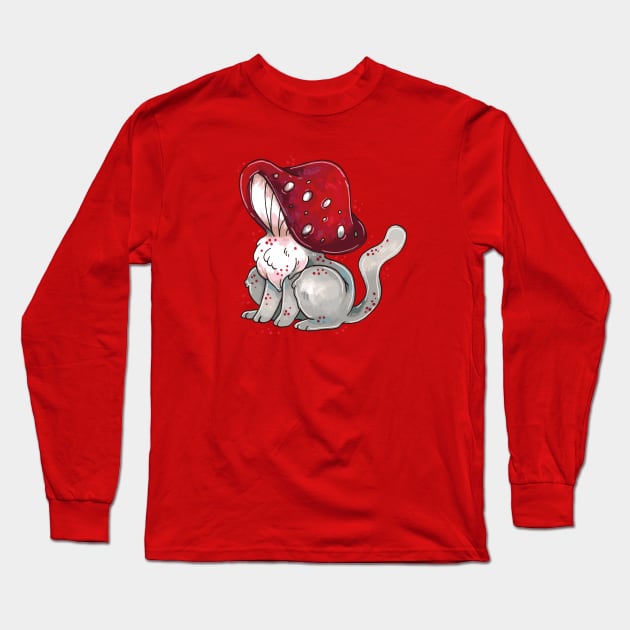 Mush Cat Long Sleeve T-Shirt by The Craft Coven